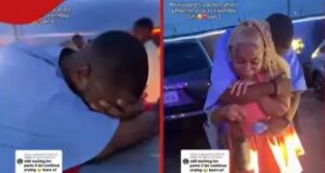 Woman gifts husband brand new car on birthday.ladies take notes