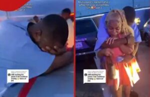 Woman gifts husband brand new car on birthday.ladies take notes