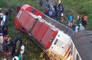 Train Full of passengers involved in nasty accidents
