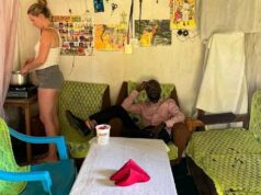Photos of Mzungu wife cooking for kalenjin man melts social media
