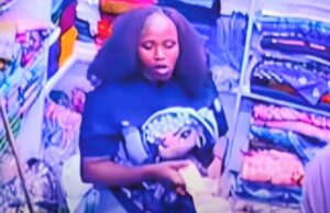 Cute photos of woman caught on CCTV stealing phone