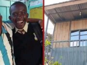 Father suprises Son with self-contained house during mid term break