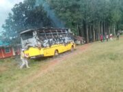 Details of School Bus Burnt down