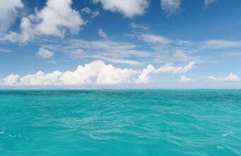 Reason why sea water is Blue