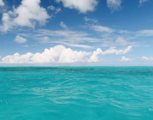 Reason why sea water is Blue