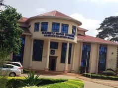 What Student at mangu high school was caught saying on camera