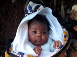 Photos of cute baby found dumped in Kisii