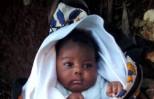 Photos of cute baby found dumped in Kisii