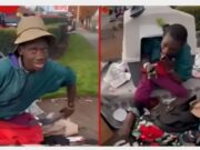 Photos of Kenyan Woman in US who lives with street Dogs . Here is why