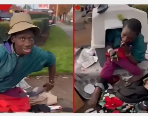 Photos of Kenyan Woman in US who lives with street Dogs . Here is why