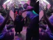 Woman who went to club with young son refuses to leave despite angry people