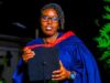 Female University student borrows gown to cheap parents she graduated
