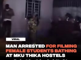 Male student at MKU caught recording Female students taking shower