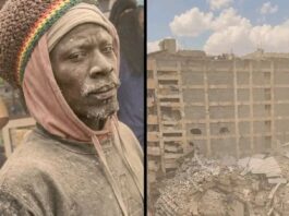 Man in 6th floor of ill fated building collapse survives without being hurt
