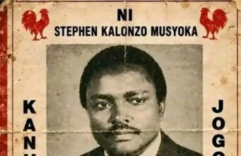 Kalonzo 1983 campaign poster and amount of votes he got