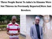 Three brothers burnt to death after mistaken to be robbers