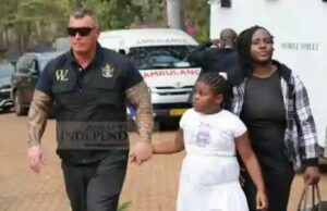 Late chivayo bodyguard spotted with children and ex wife